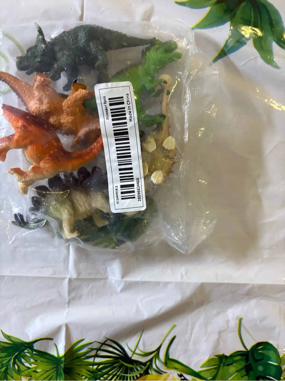 Assorted Plastic Reptile & Dinosaur Toy Set - Multicolor